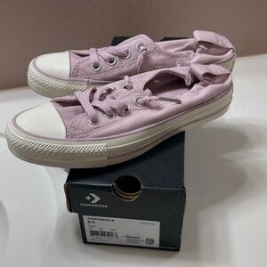Converse Light Purple Canvas Sneakers